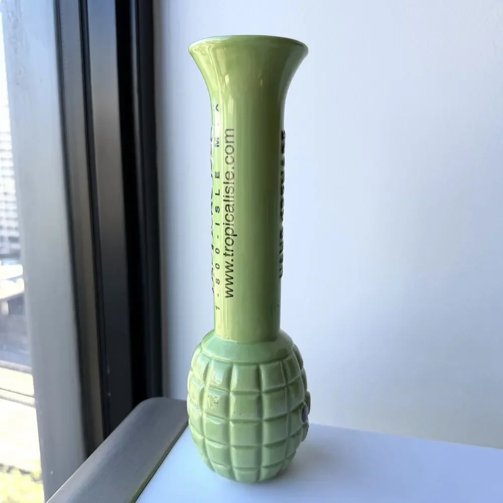 2007 Hand Grenade Tiki Mug Tropical Isle NOLA Tiki Farm 10 1/2
